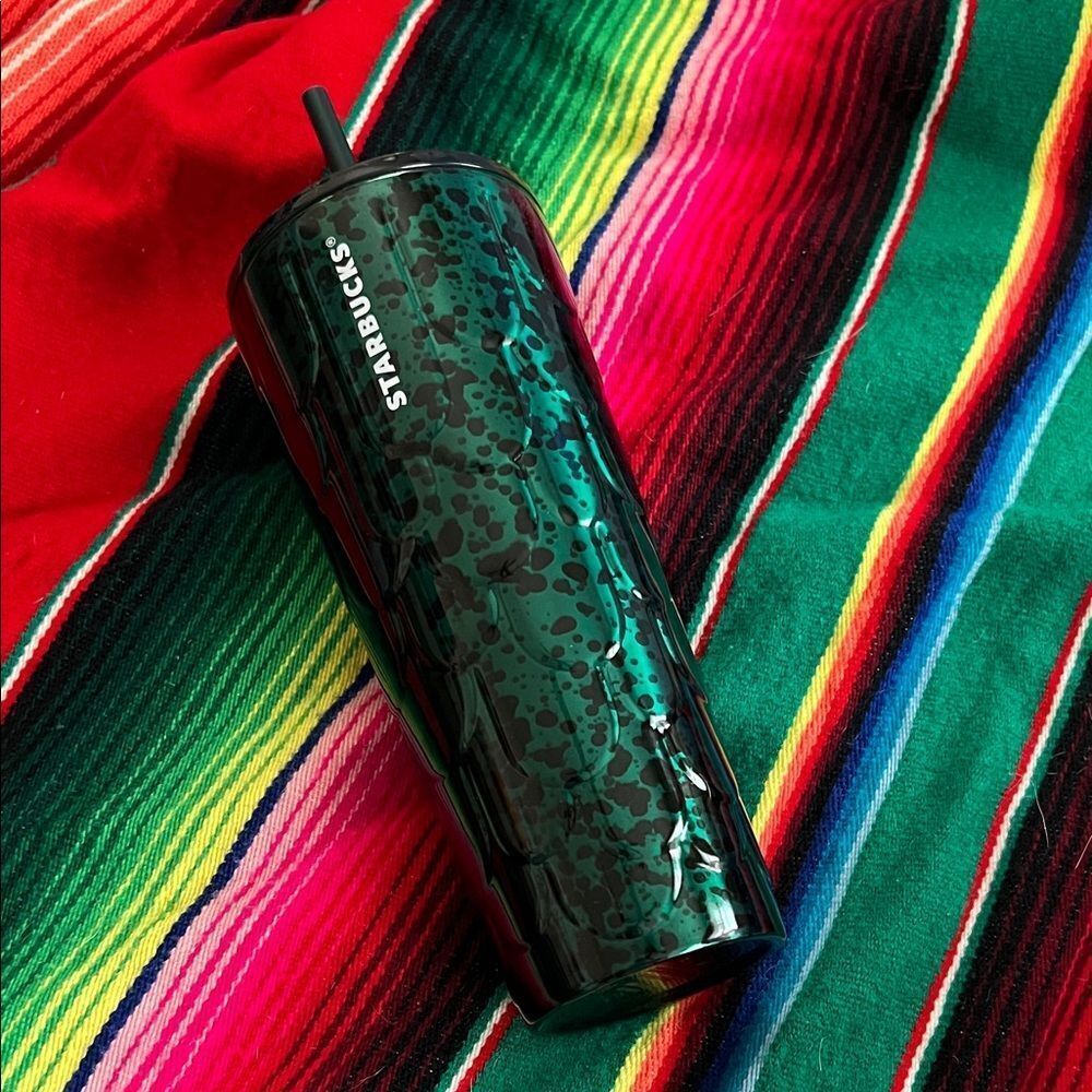 New Starbucks 2024 Anniversary Siren Core Green Scales Spotted SS Tumbler